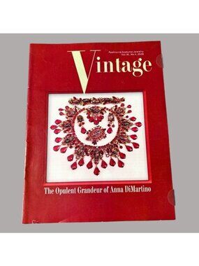 Vintage Fashion & Costume Jewelry Magazine Fall 2008 Vol 18 # 4 Anna DiMartino